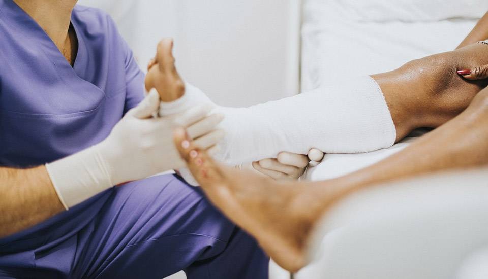 tratamiento del esguince en el tobillo